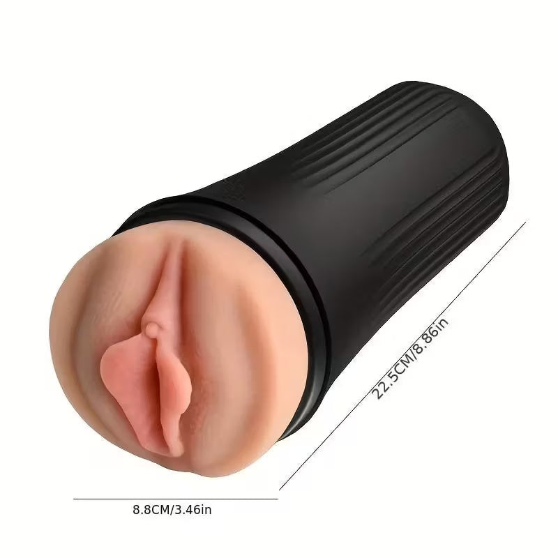 Black Premium Male Massager Adjustable Suction Discreet | Bloom Intimate