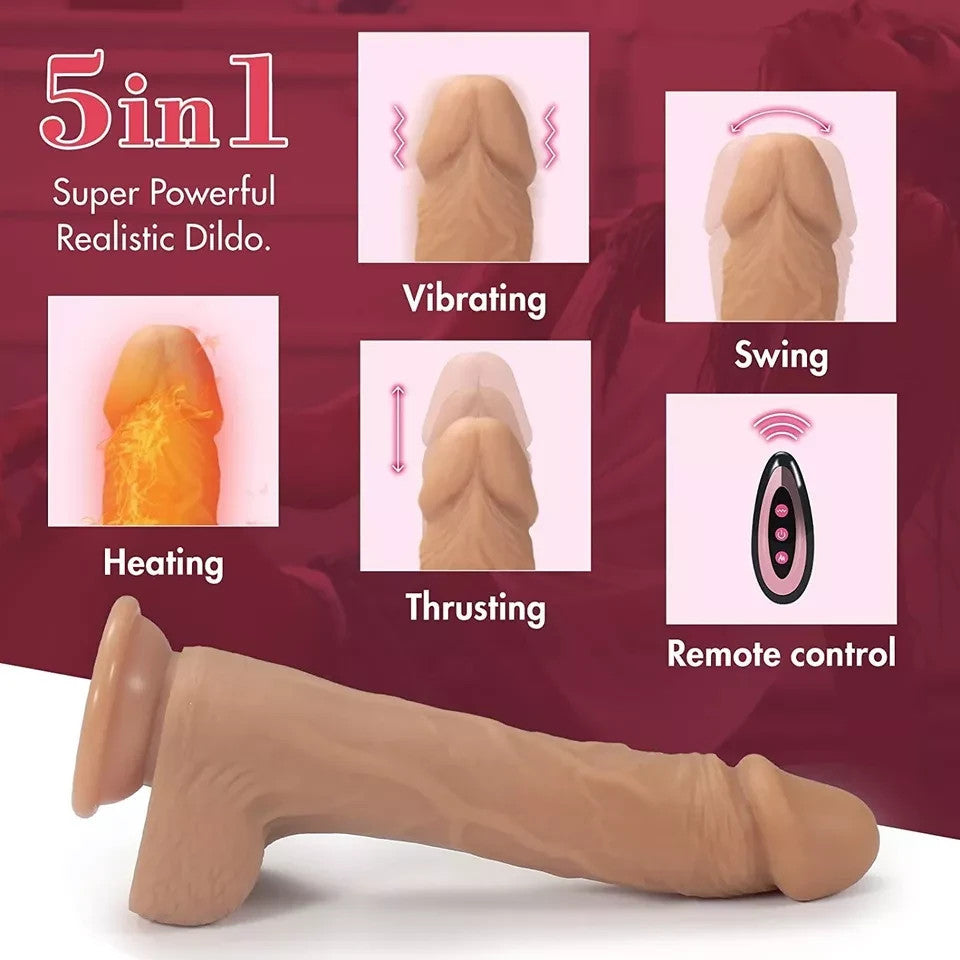 Bloom Ritual Thrusting Pleasure Wand - Heating Rotating Vibrator
