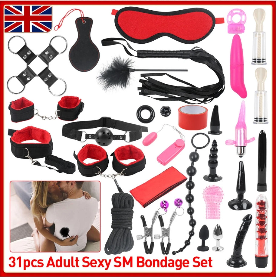 Bloom Ritual 31-Piece Bondage Set - Complete BDSM Kit