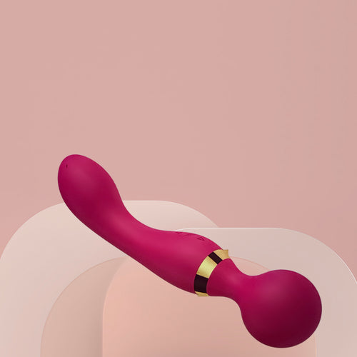 Bloom Ritual Wand Massager - USB rechargeable, body-safe silicone