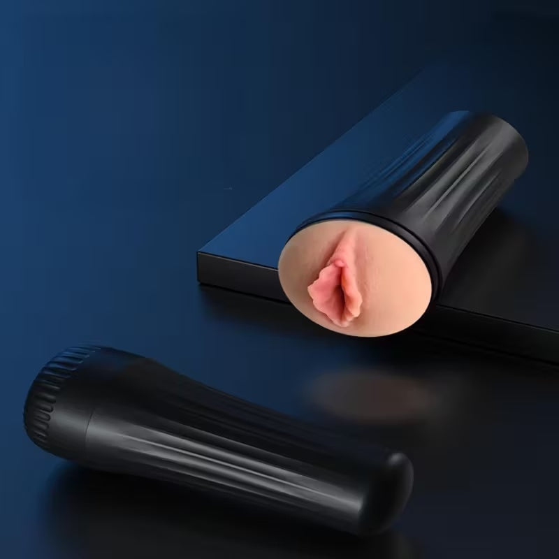 Black Premium Male Massager Adjustable Suction Discreet | Bloom Intimate