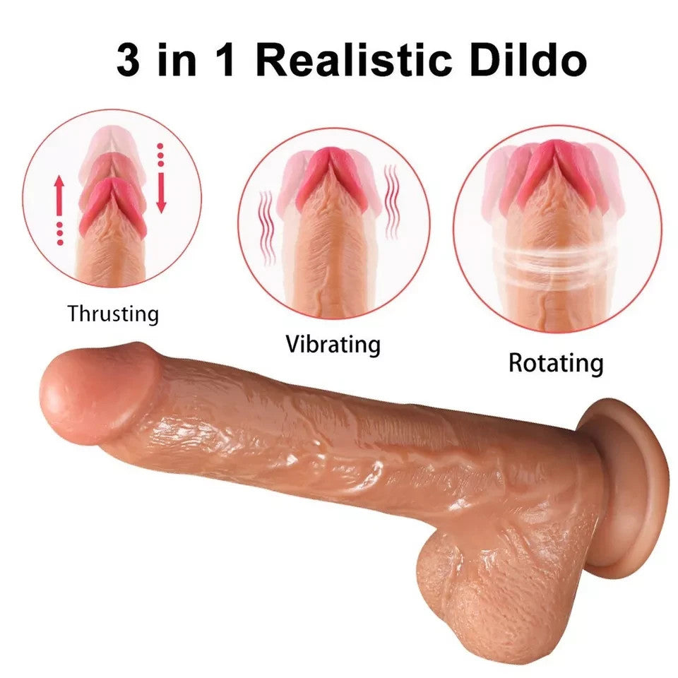 Bloom Ritual Thrusting Pleasure Wand - Heating Rotating Vibrator