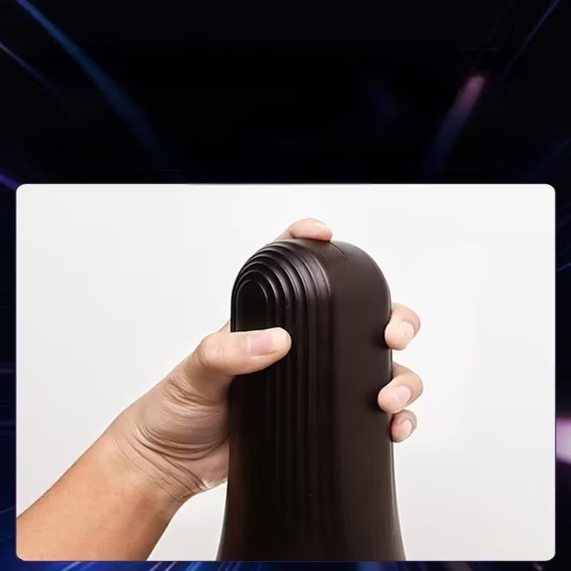 Black Premium Male Massager Adjustable Suction Discreet | Bloom Intimate