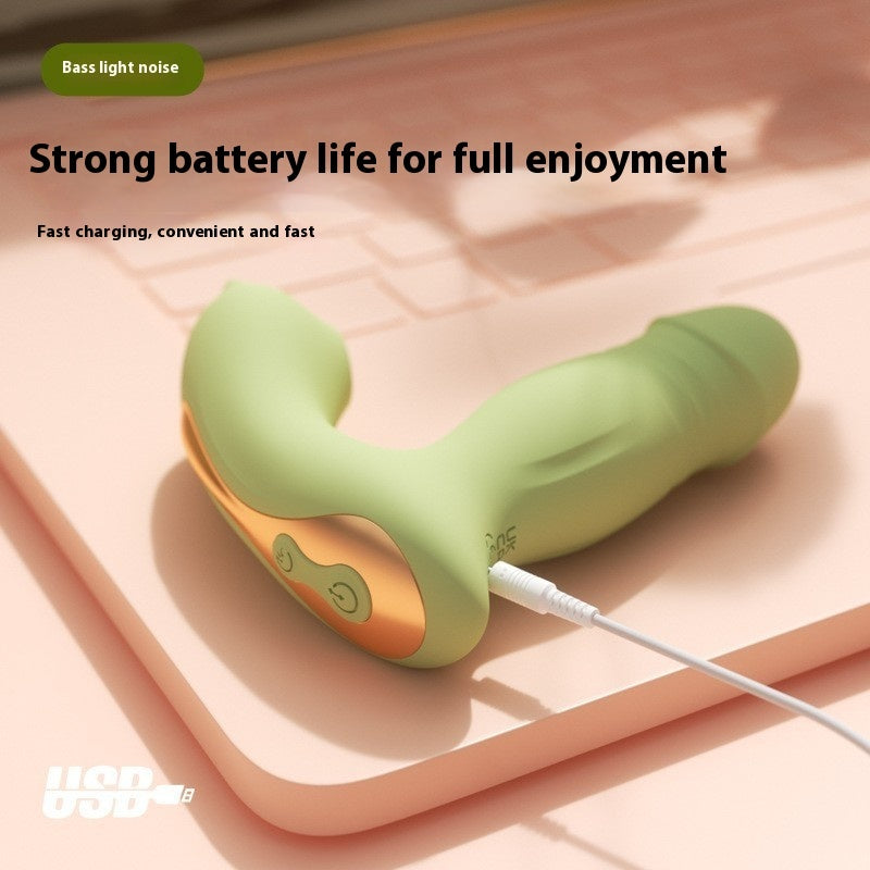 Dual-Mode Couples Massager Telescopic Vibration Waterproof | Bloom Intimate