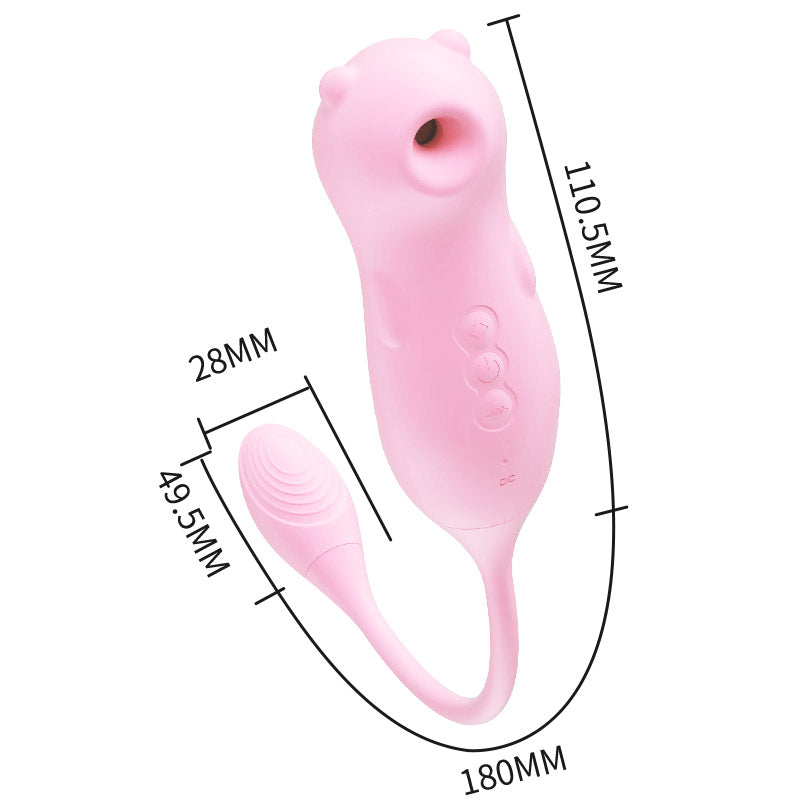 Womens Dual Stimulation Suction Wearable Massager Remote Control | Bloom Intimate