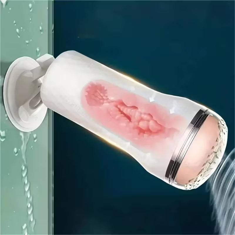 Bloom Ritual Suction Cup Stroker - Portable Textured Male Masturbator
