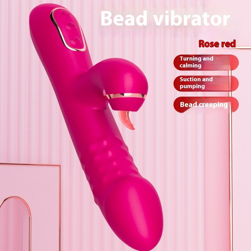 Womens Automatic Telescopic Bead Spin Massager 3-in-1 Stimulation Waterproof | Bloom Intimate