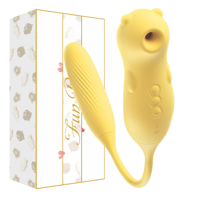Womens Dual Stimulation Suction Wearable Massager Remote Control | Bloom Intimate