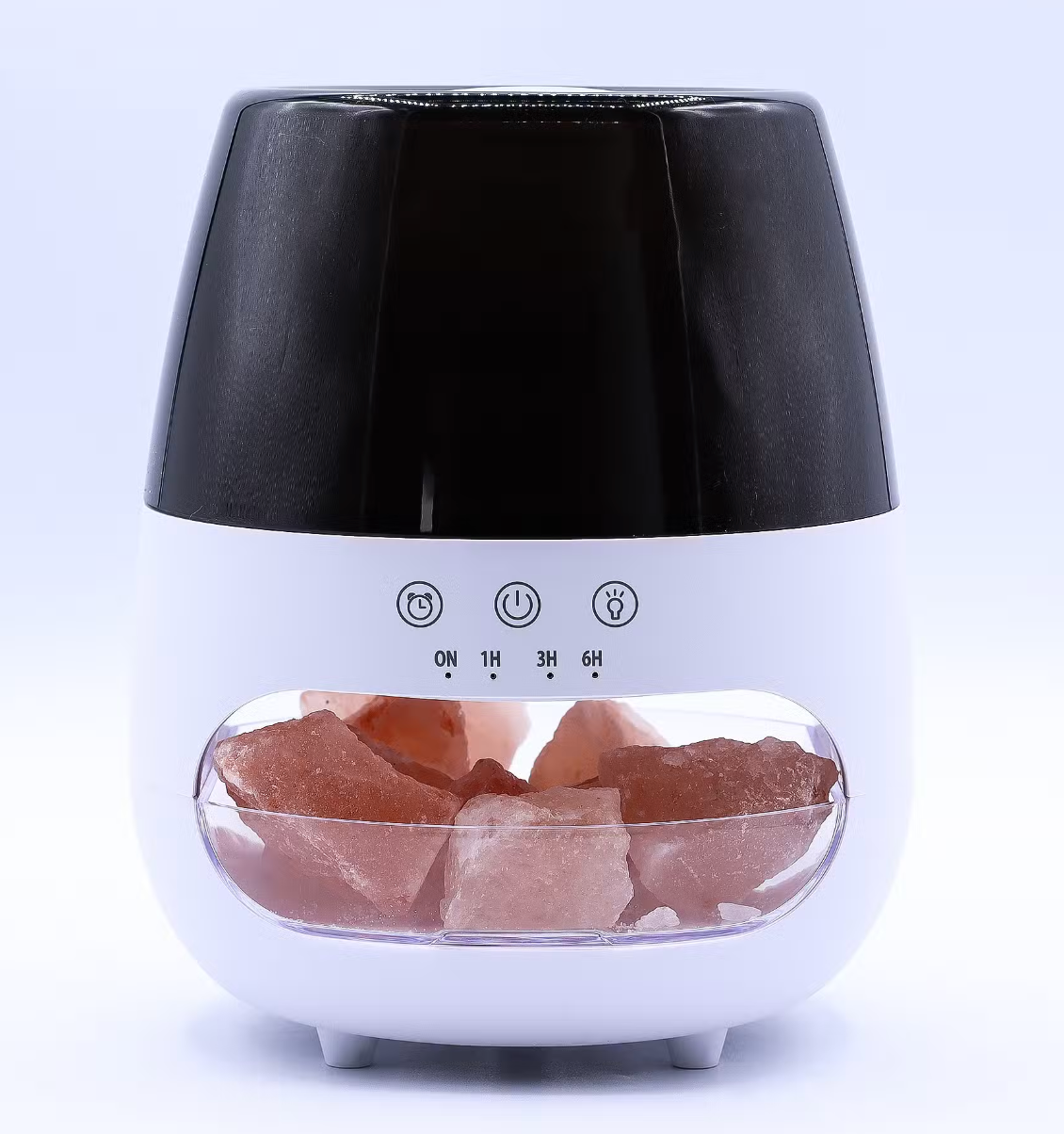 Salt Stone Flame Aromatherapy Diffuser | Himalayan Crystal | Colour-Changing Flame Light